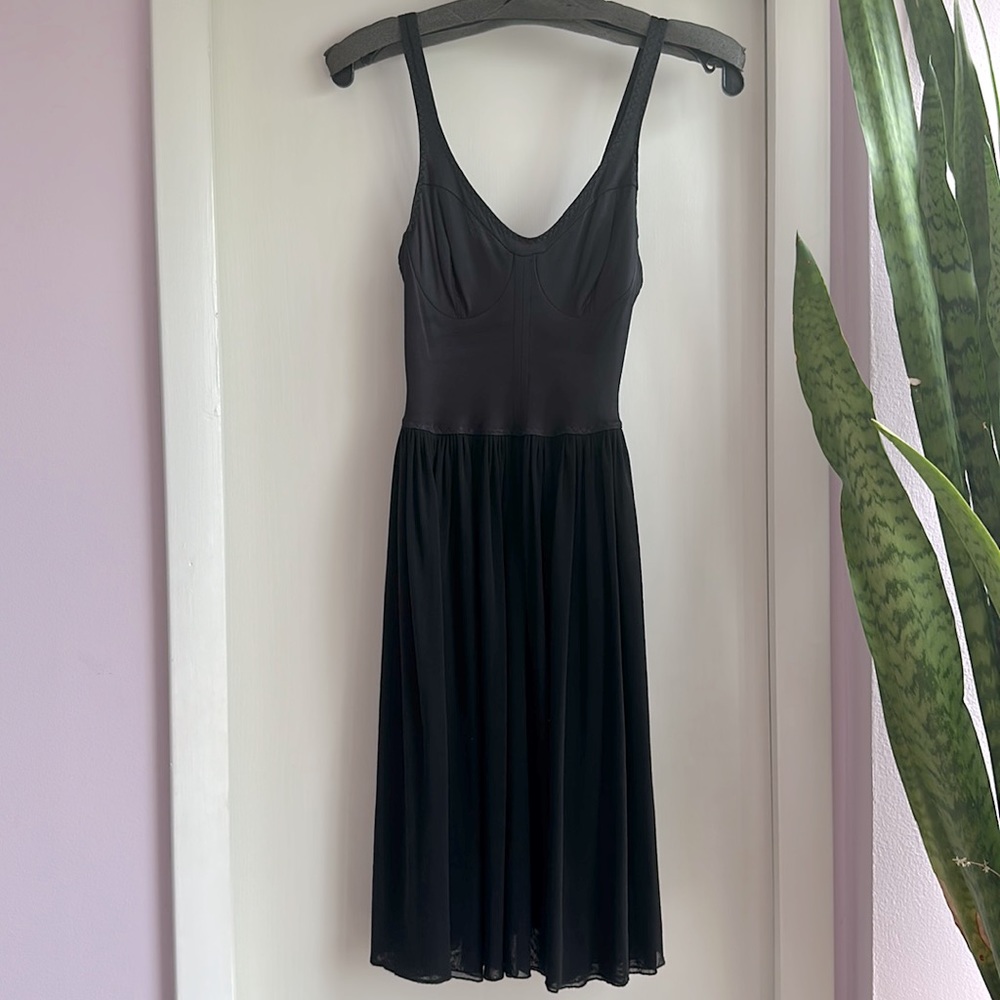 Jean Paul Gaultier Soleil Black Ballerina Dress XS